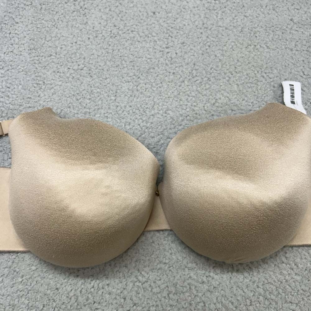 Cacique Bra 46D Full Coverage Back Smoother Lightly Lined Underwire Nude